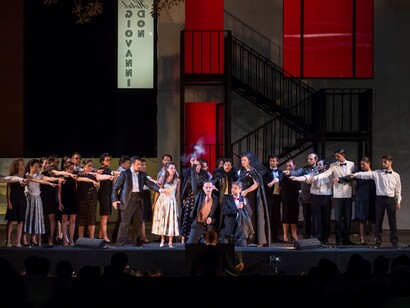 Trapani. Representación del "Don Juan" durante el Julio Musical Trapanese