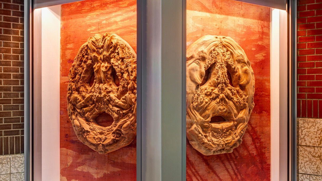 Johnathan Onyschuk, Old growth, exhibition view. Courtesy of Esker Foundation