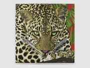 John Newsom,
Fast Shadow, 2020,
Oil on canvas,
84 x 84 in (213.4 x 213.4 cm). Courtesy of the artist and Marc Straus Gallery