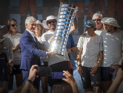 Premiación de la Ocean Race 2023 en Génova, Italia (Fotografía de Studio Borlenghi)