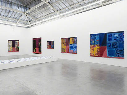 Pink road through forest. Courtesy of VNH Gallery