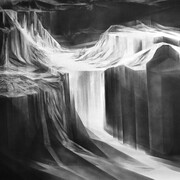 Angélique Lecaille, Campo del cielo I / MMXV, 2015, Mine de plomb, 199 x 149 cm