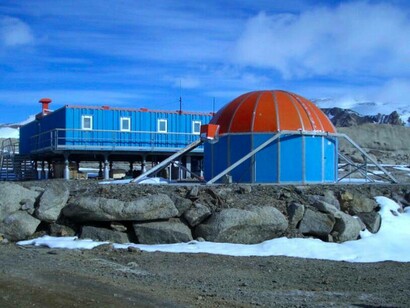 Nella foto la stazione scientifica italiana ‘Mario Zucchelli’ in Antartide