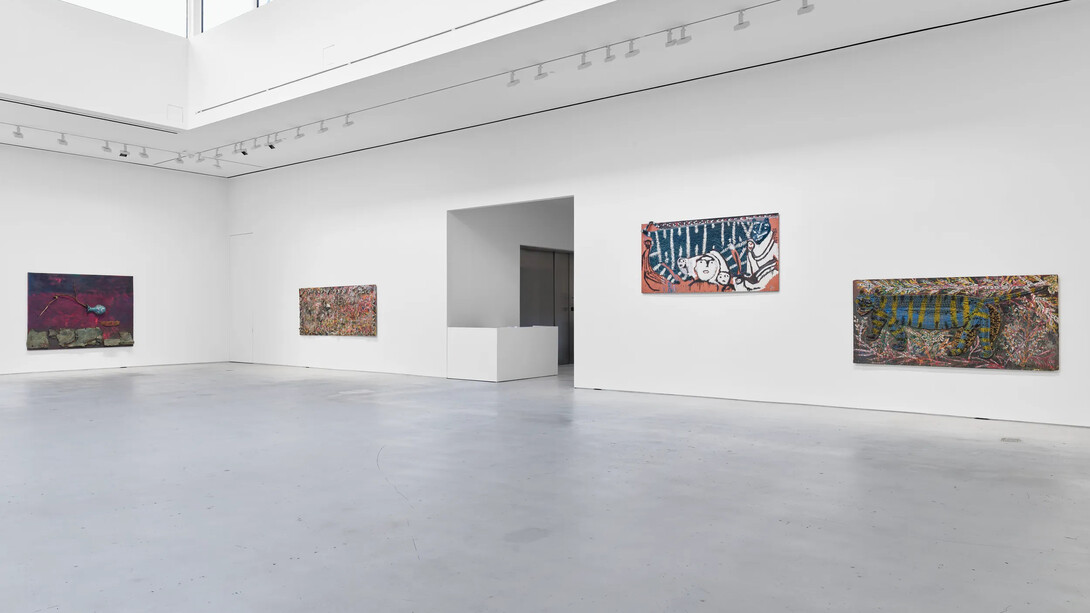 Thornton Dial, The visible and the invisible, exhibition view. Courtesy of Hauser & Wirth