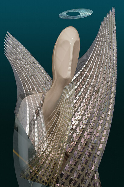 Franco Donaggio, 2006, Urbis – angelo di città       ©Franco Donaggio               