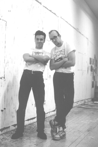 Piergiorgio Castellani e Keith Haring