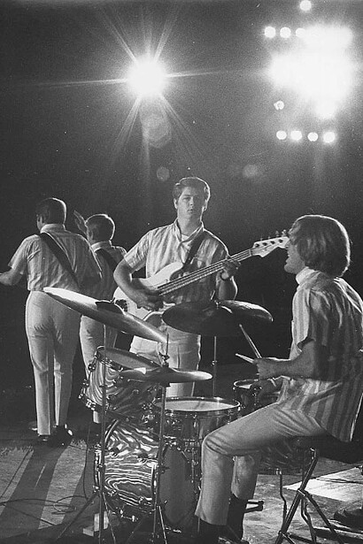 Julian Wasser, The Beach Boys, Hollywood Bowl (detail), 1965. Courtesy of Craig Krull Gallery