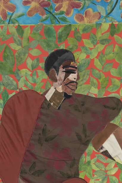 Tschabalala Self, Adam and Eve (detail), 2025. Courtesy of Parrish Art Museum