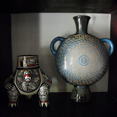 Piezas cerámicas de San Juan de Oriente, Nicaragua. Fotografía: Marco Cano