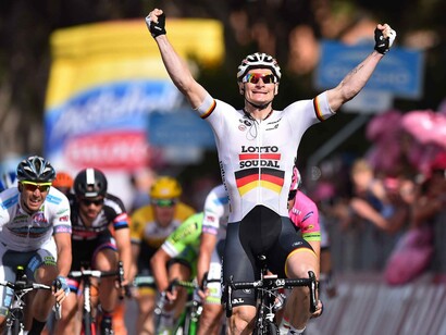 El alemán Andre Greipel se proclama campeón de una etapa del Giro 2015