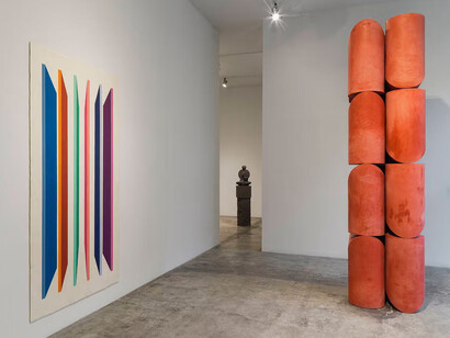Pedro Reyes, vista de exhibición. Cortesía de Galería Labor