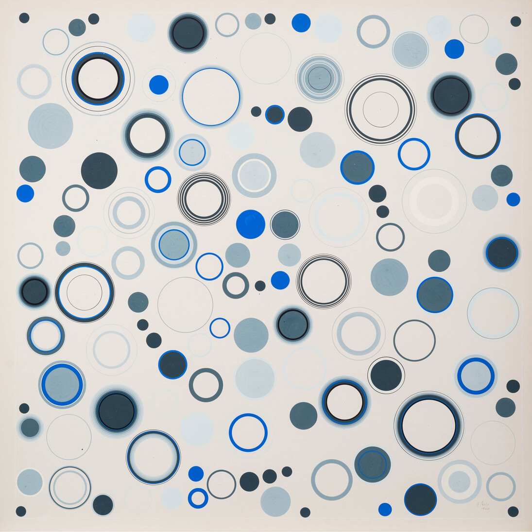 Antonio Asis, Geometría Libre, 1966. Gouache on paper (Cat. No. 4501), 29 7/8 in. x 30 5/16 in. Courtesy of the artist and Sicardi Gallery. Photography by Logan Sebastian Beck
