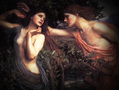 'Apolo y Dafne (1908)' de John William Waterhouse