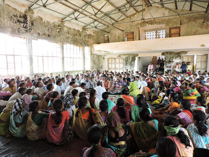 Korchi Maha Gramsabha (village assembly federation) meeting, Maharashtra, India - radical democracy in action @ Shrishtee Bajpai