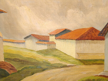 Luisa González Feo; Hermético, óleo, 1942 (detalle)