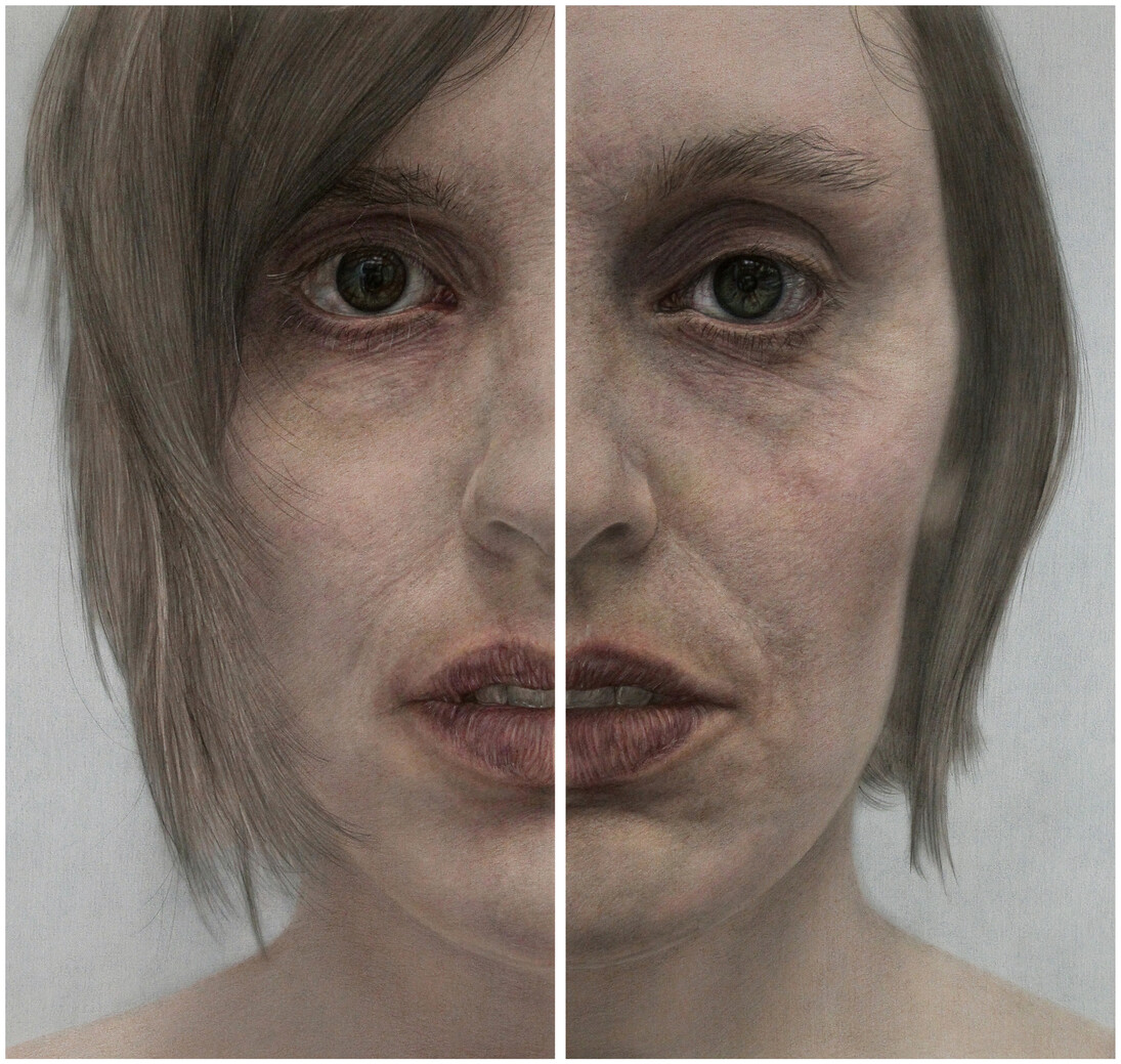 Vania Comoretti
DUAL
2015
Acquarello, china e pastello su carta
dittico cm 44x46
