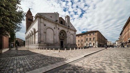 Tempio Malatestiano, Rimini, Italia