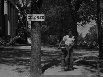 A historical photograph that reflects the absence or marginalization of black individuals