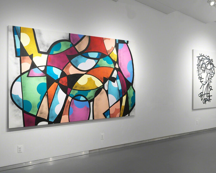 JM Rizzi. Chromatose, Exhibition view. Courtesy of Chesterfield Gallery