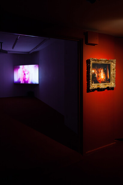 Rachel Maclean, 'Please Sir', 2014, installation view, Rowing, London. Photo: Plastiques photography