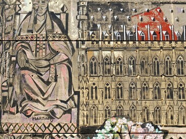 Claude Rahir, Petites histoires d'une grande université, 1984. Rue de la Lanterne magique, Louvain-la-Neuve, Belgio