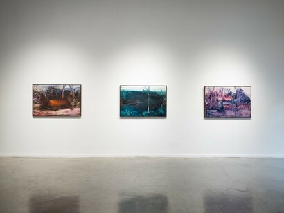 Dax van Aalten, Incidental meditations, exhibition view. Courtesy of Red Arrow Gallery