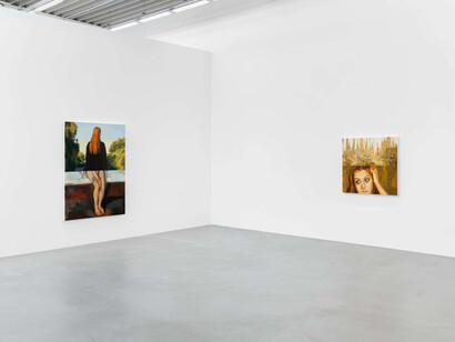 Janet Werner, Hell and happiness, vue de l'exposition. Avec l'aimable autorisation de la galerie Almine Rech