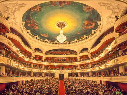 Teatro Municipale di Santiago del Cile inaugurato nel 1857