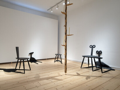 Garbage Kids, Shadow objects, exhibition view. Courtesy of Estonian Museum of Applied Art and Design