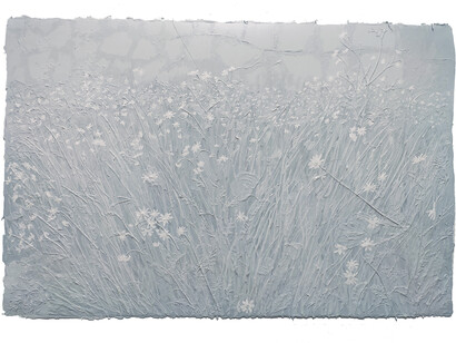 Yonatan Zofy, Senecio 3, Acrylic on plastic. 46x70cm, 2021