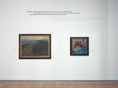 Umberto Boccioni, towards futurist liberation, exhibition view. Courtesy of MASI Lugano