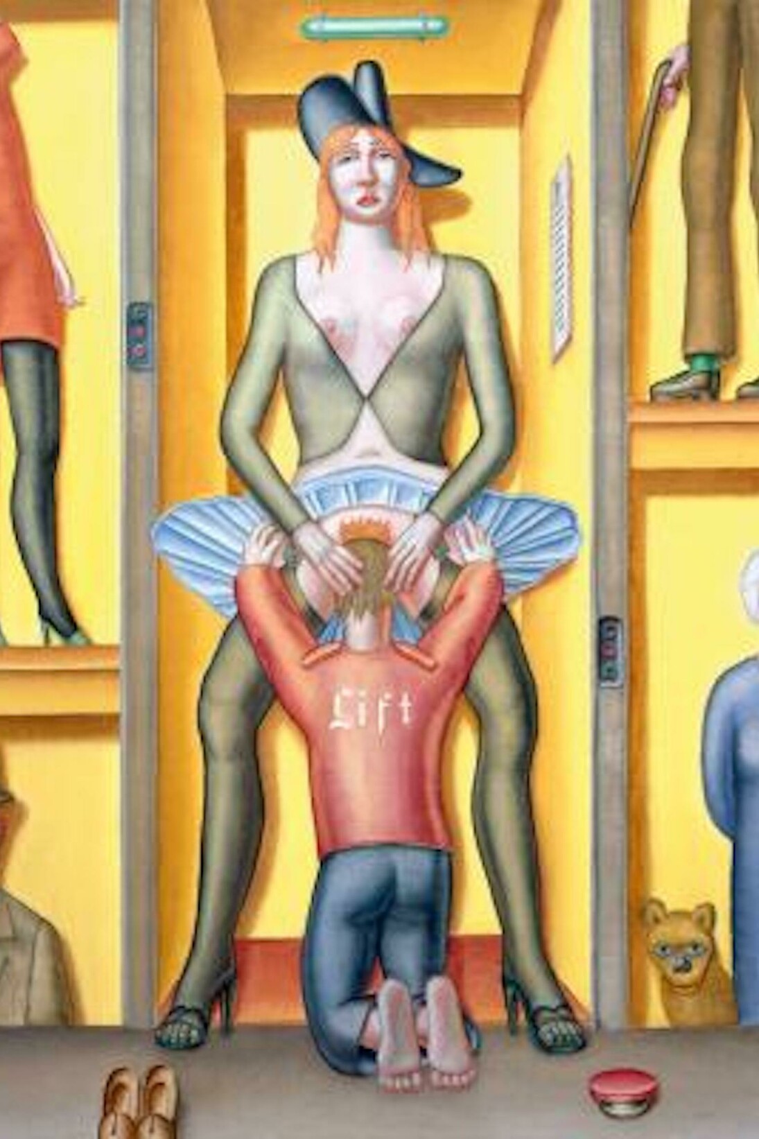 Derrière le rideau. Courtesy of Galerie Lelong