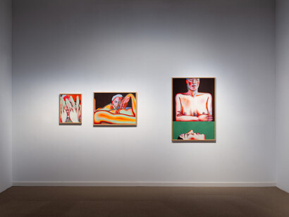 Pace Taylor, All I do the whole day through, vista de exhibición. Cortesía de la Galería Pelaires 