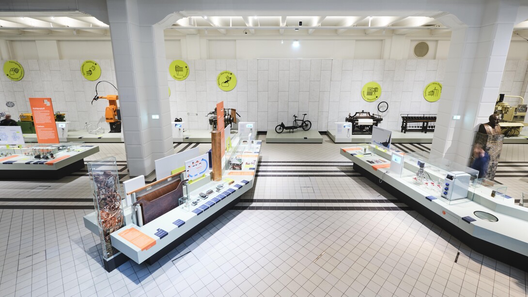 Material worlds, exhibition view. Courtesy of Technischen Museums Wien