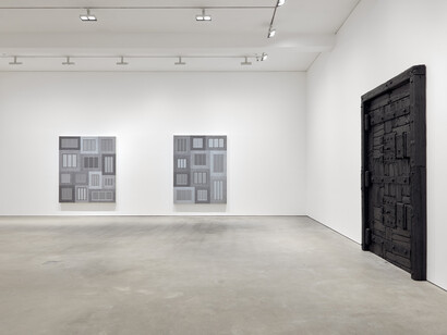 Peter Halley and Ugo Rondinone. Courtesy of Modern Art
