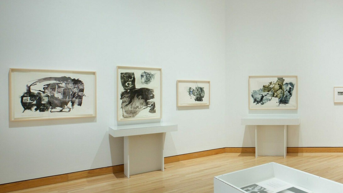 Robert Rauschenberg, Exhibition view. Courtesy of WCMA