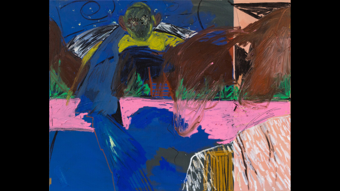 Stargazer, 2019, Oil and charcoal on canvas