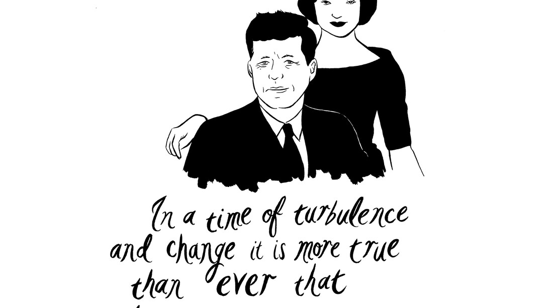 Donald Urquhart, In a time of turbulence and change it is more true than ever that knowledge is power, 
2014 , ink on paper, unframed 42 x 29.7 cm - 16 1/2 x 11 3/4 inches © Donald Urquhart, Courtesy Maureen Paley, London
