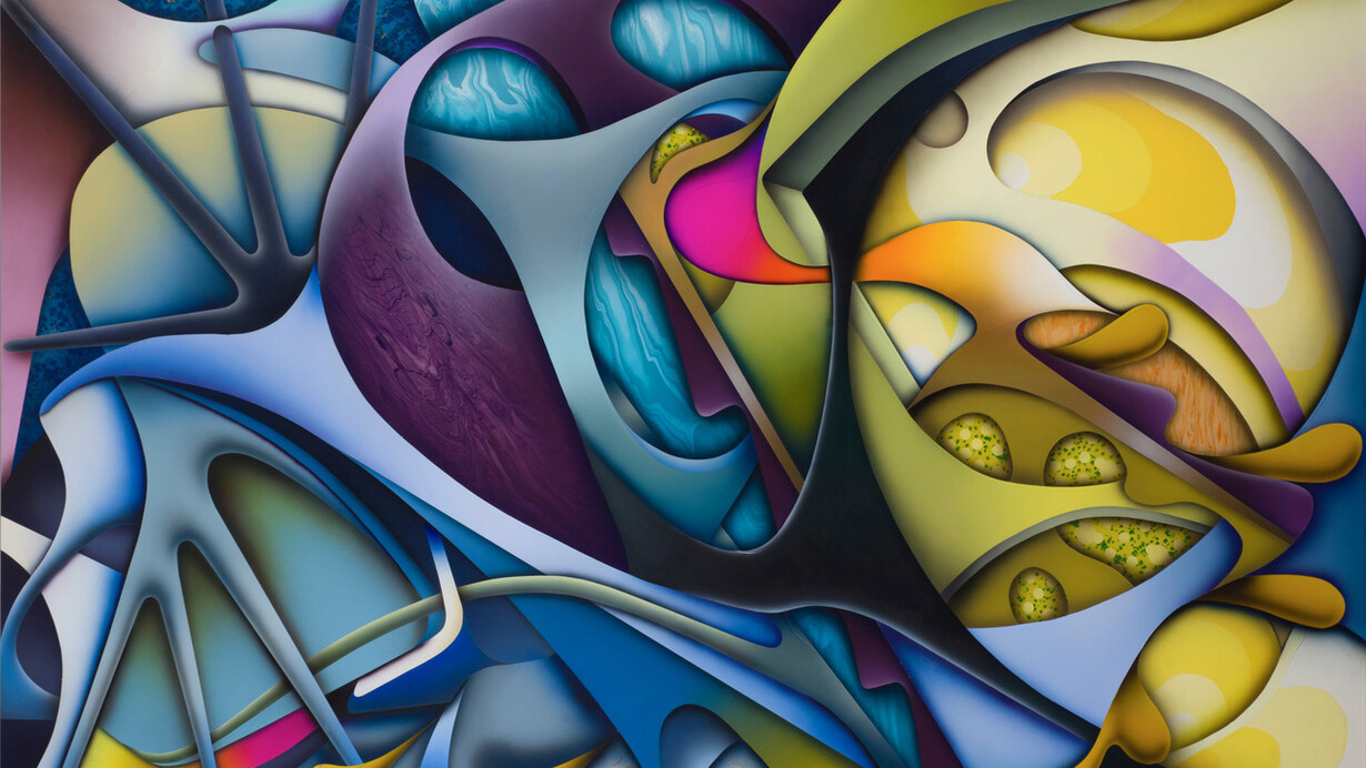 Harm Gerdes, Color circulations (detail), 2025. Courtesy of Kalfayan Galleries