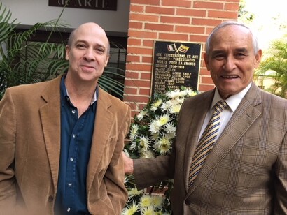 Clemente Balladares en el Colegio Francia
