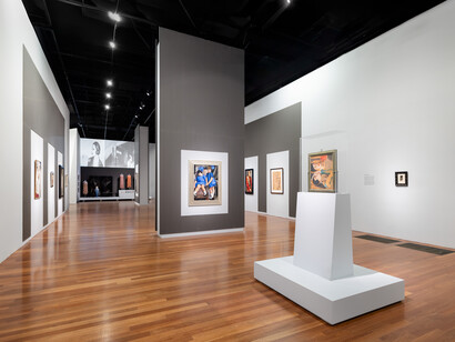 Tamara de Lempicka, exhibition view. Courtesy of Fine Arts Museums