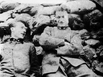 Ungaretti in trincea