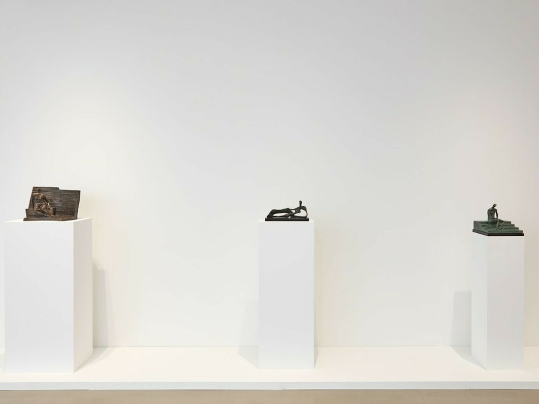 Henry Moore, Exhibition view. Courtesy of Davidson Gallery