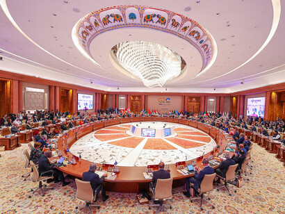 Cumbre del G20, 09 de septiembre 2023, Sesión I: “Una Tierra”, en Bharat Mandapam, Plenário da Cúpula. Nova Delhi - Índia
