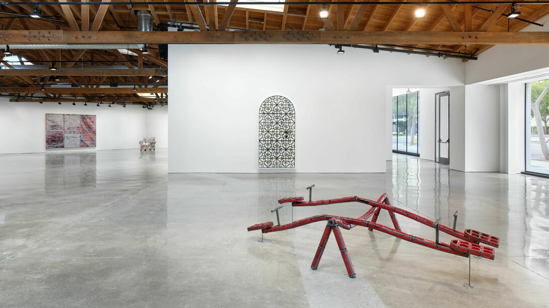Angel Otero, That first rain in May, exhibition view. Courtesy Hauser & Wirth Gallery