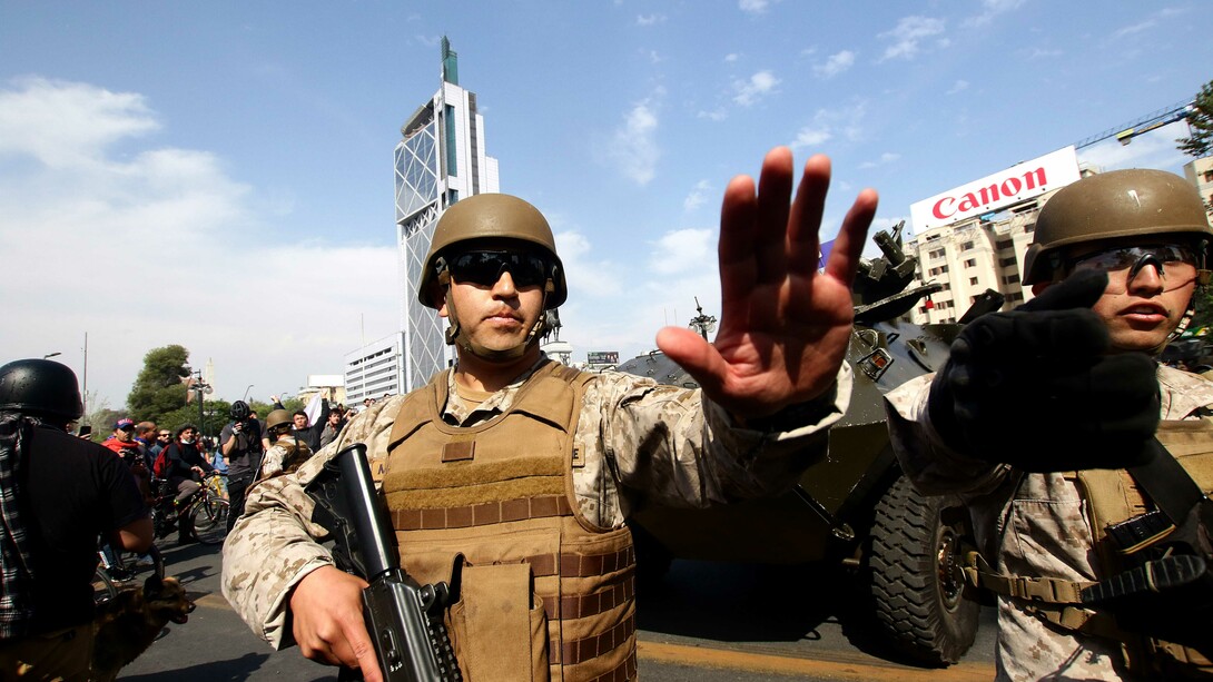 Piñera ha recurrido al ejército para sofocar las protestas