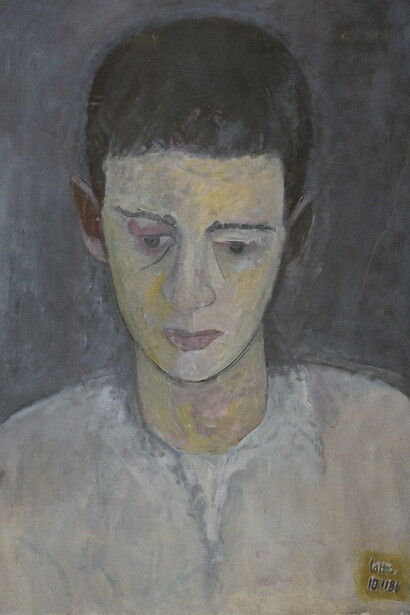 Mario Lattes, Ritratto, 1986