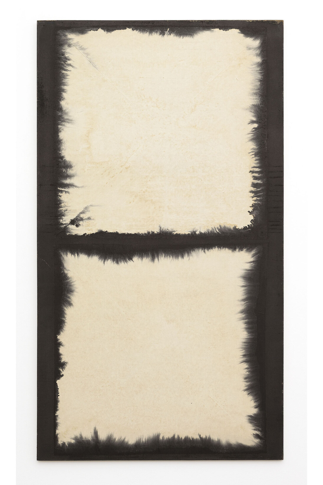 Chung Chang-Sup, "Return 77-P”, 1977, Mixed media on paper, 197 x 110 cm / 77 1/2 x 43 1/4 inches, Courtesy Galerie Perrotin