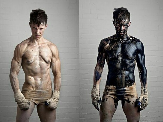 Heather Cassils, Post Performance of Becoming an Image, 2013