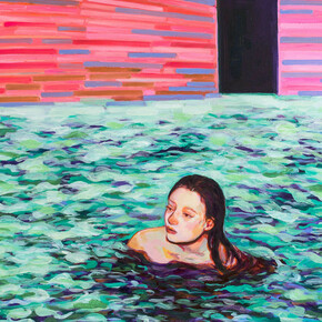 Corn Shuk Mei Ho_Hotel Spring_76x101.5cm